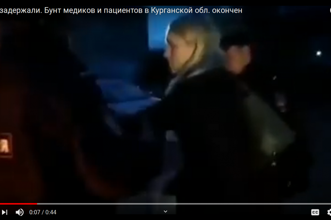 Police crackdown on doctors and patients riot against closure of tuberculosis hospital, Southern Ural, Russia