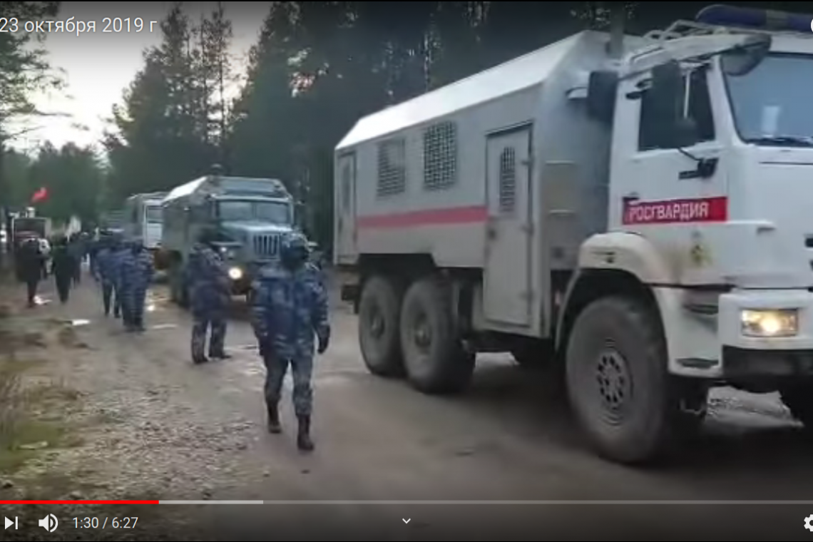 Riots in Arkhangelsk against the landfill