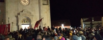 Religious protests in Montenegro, Northern Macedonia, Bosnia and Serbia, Dec 28, 2019